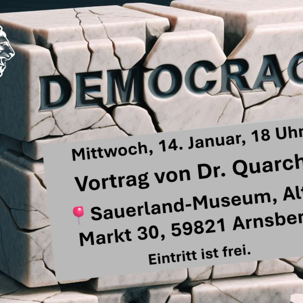 Warum Demokratie? Über den Sinn der Politik und das Glück des Menschen