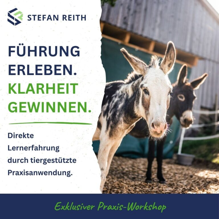 »FÜHRUNG ERLEBEN. KLARHEIT GEWINNNEN« Exklusiver Praxis - Workshop